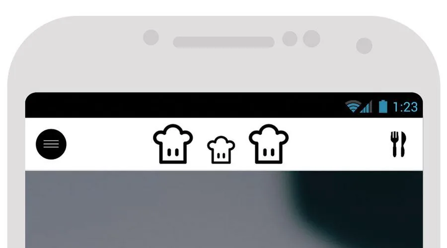 Header and shortcuts
