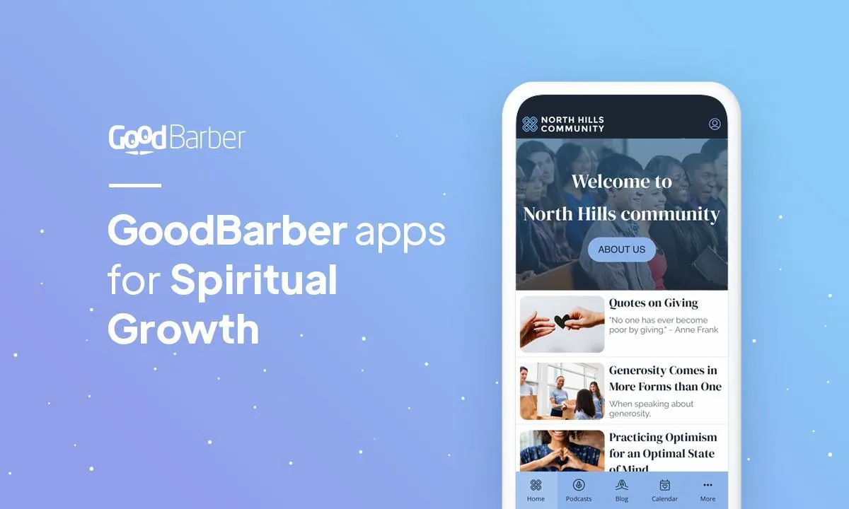 GoodBarber for religious Apps