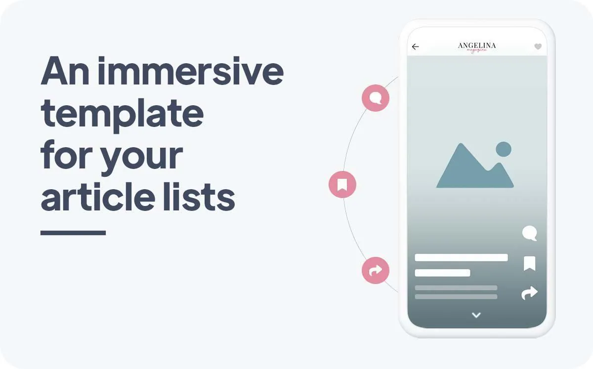 Modernize your article lists with the new immersive template