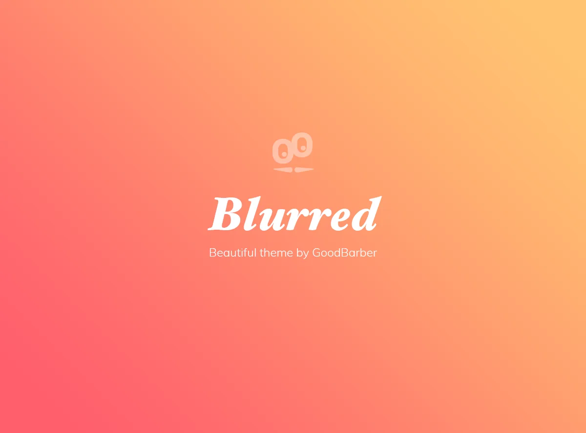 New GoodBarber 4.0 Themes : Blurred
