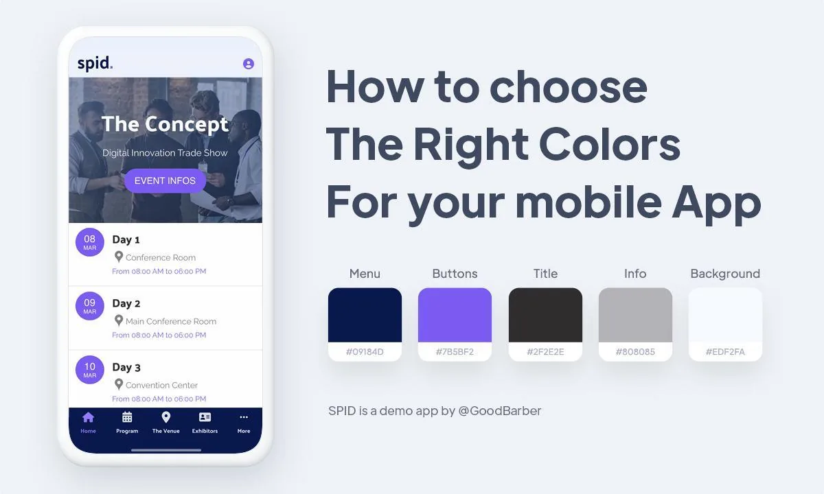 How to choose the right colors for your mobile app