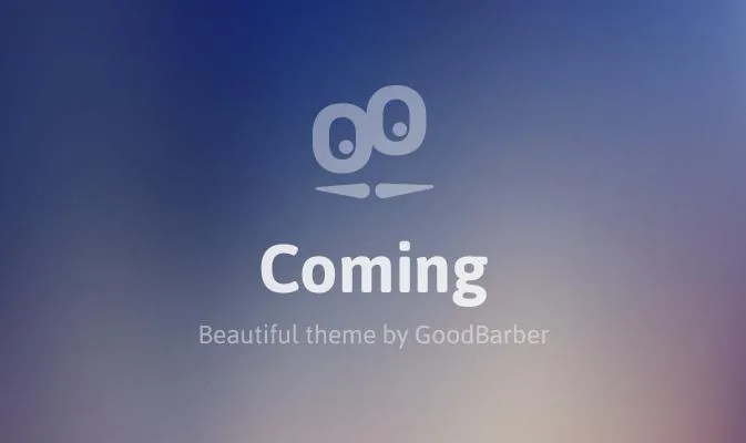 New Theme : Coming