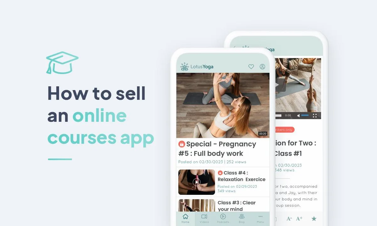 Resellers: How to sell an online courses app?