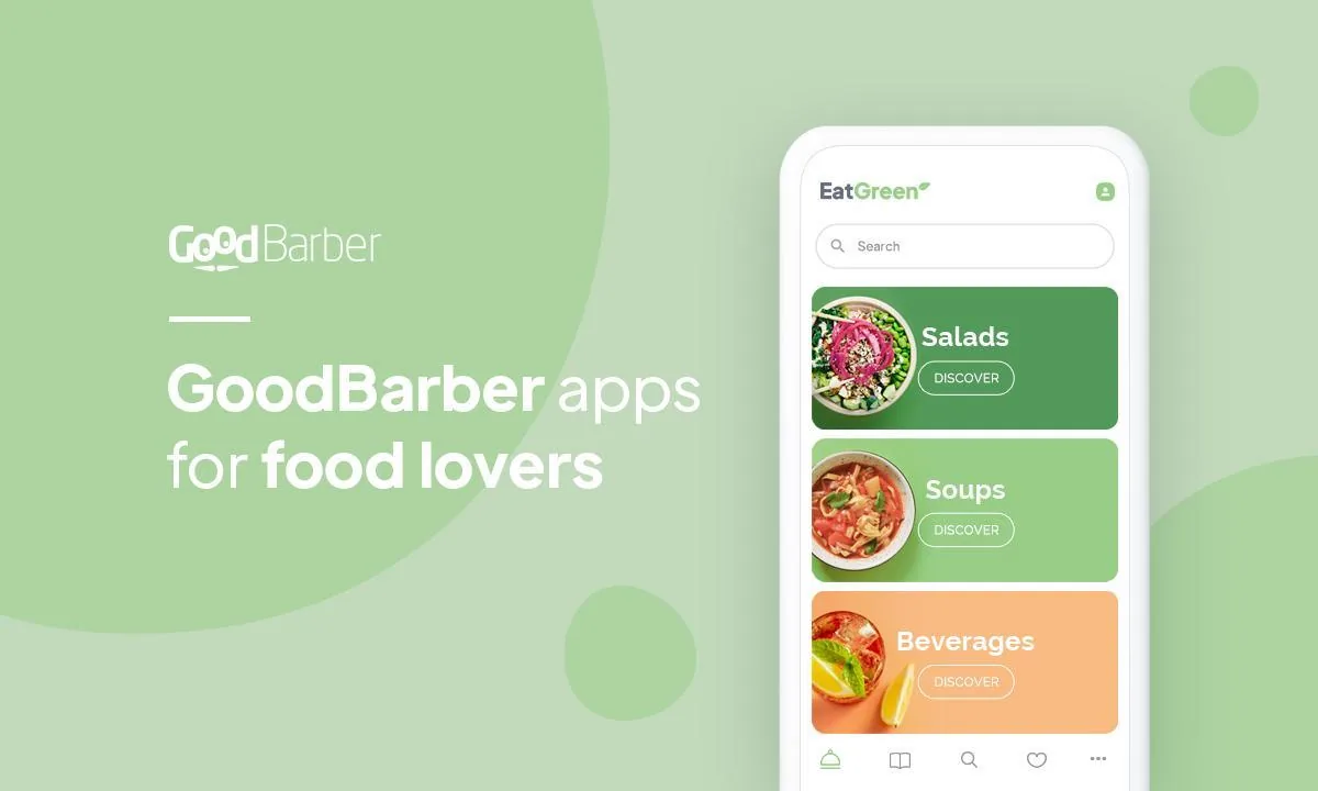 GoodBarber apps for culinary inspiration and food lovers