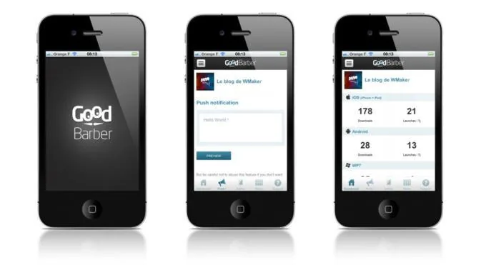 The GoodBarber App To Manage Your Account